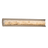 Justice Design Group Alabaster Rocks 30" Lineate 1 Light LED ADA Compliant Bath Bar Brushed Nickel