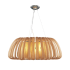 Justice Design Group Geminis 4 Light 36" Wide LED Crystal Drum Chandelier - with Bohemia Shade Polished Chrome / Amber