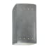 Justice Design Group Ambiance 5.25" Wall Sconce Antique Silver