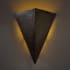 Justice Design Group Ambiance 20.25" Wall Sconce Hammered Iron