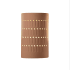 Justice Design Group Ambiance 10" Tall LED Wall Sconce Adobe