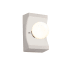 Justice Design Group Ambiance 8" Tall Ceramic Wall Sconce Bisque