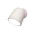 Justice Design Group Ambiance 8" Tall LED Wall Sconce with Shade Bisque