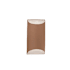 Justice Design Group Ambiance 11" Tall Wall Sconce Adobe
