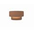 Justice Design Group Ambiance 6" Tall Wall Sconce Adobe