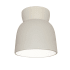 Justice Design Group Radiance 8" Wide Flush Mount Ceiling Fixture Bisque