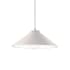 Justice Design Group Radiance 12" Wide Pendant with a Ceramic Bisque Shade Brushed Nickel