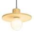 Justice Design Group Radiance 8" Wide Mini Pendant Brushed Nickel