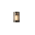 Justice Design Group Ambiance 7.75" Wall Sconce Hammered Brass