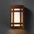 Justice Design Group Ambiance 5.75" Wall Sconce Real Rust