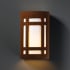 Justice Design Group Ambiance 7.75" Wall Sconce Real Rust