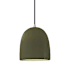 Justice Design Group Radiance 9" Wide Mini Pendant Brushed Nickel