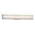 Justice Design Group Clouds Single Light 28-1/2" Wide Integrated 3000K LED Bath Bar with Off-White Clouds Resin Shade - ADA Compliant Brushed Nickel