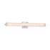 Justice Design Group Clouds Single Light 30-1/2" Wide Integrated 3000K LED Bath Bar with Off-White Clouds Resin Shade - ADA Compliant Brushed Nickel
