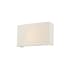 Justice Design Group 8" Tall Wall Sconce Cream