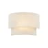 Justice Design Group 10" Tall Wall Sconce Cream