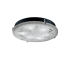 Justice Design Group LumenAria Collection 16" Round Clips LED Flush-Mount/Wall Sconce Brushed Nickel