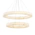 Justice Design Group Medley 42" Wide Ring Chandelier Brushed Brass
