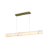 Justice Design Group Medley 48" Wide Linear Pendant Brushed Brass