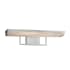 Justice Design Group Elevate 20" Wide Integrated LED Bath Bar - with Faux Alabaster LumenAria Shade Brushed Nickel