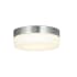 Justice Design Group Fusion 7" Wide LED Flush Mount Ceiling Fixture Brushed Nickel