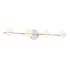Justice Design Group Centric 4 Light 32" Wide Vanity Light Brushed Nickel
