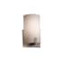 Justice Design Group Fusion 5.5" Century 1 Light LED ADA Compliant Wall Sconce Brushed Nickel