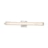 Justice Design Group Fusion Single Light 30-1/2" Wide Integrated 3000K LED Bath Bar with Woven Artisan Glass Shade - ADA Compliant Brushed Nickel