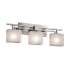 Justice Design Group Fusion 26" Aero 3 Light Vanity Light Brushed Nickel