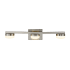 Justice Design Group Fusion 3 Light 24" Wide LED Bathroom Vanity Light Brushed Nickel