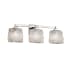 Justice Design Group Veneto Luce 24.5" Regency 3 Light Vanity Light Polished Chrome