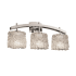 Justice Design Group Veneto Luce 3 Light 25-1/2" Wide Bathroom Vanity Light with Venetian Glass Shades Polished Chrome