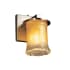 Justice Design Group Veneto Luce 4.5" Cylinder Bathroom Wall Sconce Brushed Nickel