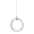 Justice Design Group Hermosa 7" Wide 3000K LED Multi Light Pendant Brushed Nickel / Chrome