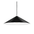 Justice Design Group Conos 3 Light 24" Wide Pendant Matte Black / White