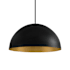 Justice Design Group Elias 3 Light 18" Wide Pendant Matte Black / Champagne Gold