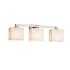 Justice Design Group Porcelina 23.5" Regency 3 Light LED Vanity Light Brushed Nickel