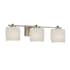 Justice Design Group Limoges 3 Light 27" Wide LED Bathroom Vanity Light Brushed Nickel