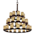 Justice Design Group Limoges 42" Wide Ring Chandelier Dark Bronze