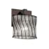 Justice Design Group Wire Glass 6.5" ADA Compliant Bathroom Sconce Dark Bronze