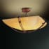 Dark Bronze finish with (-25) Square Bowl and Waterfall shade option