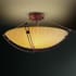 Dark Bronze finish with (-35) Round Bowl and Waterfall shade option