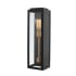 Kalco Ashland 20" Tall Wall Sconce Matte Black / Sanded Gold