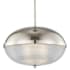 Kalco Portland 16" Wide LED Pendant Polished Nickel