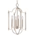 Kalco Provence 4 Light 14" Wide Mini Pendant Polished Nickel