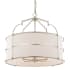 Kalco Carson 6 Light 26" Wide Pendant Polished Nickel