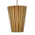 Kalco Ripple 6 Light 20" Wide Pendant with Crimped Metal Shade Bright Gold Leaf