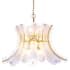 Kalco Gossamer 12 Light 32" Wide Abstract Chandelier Oxidized Gold Leaf