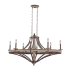 Kalco Coronado 8 Light Single Tier Linear Chandelier Florence Gold