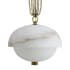Kalco Volterra 17" Wide LED Pendant Winter Brass